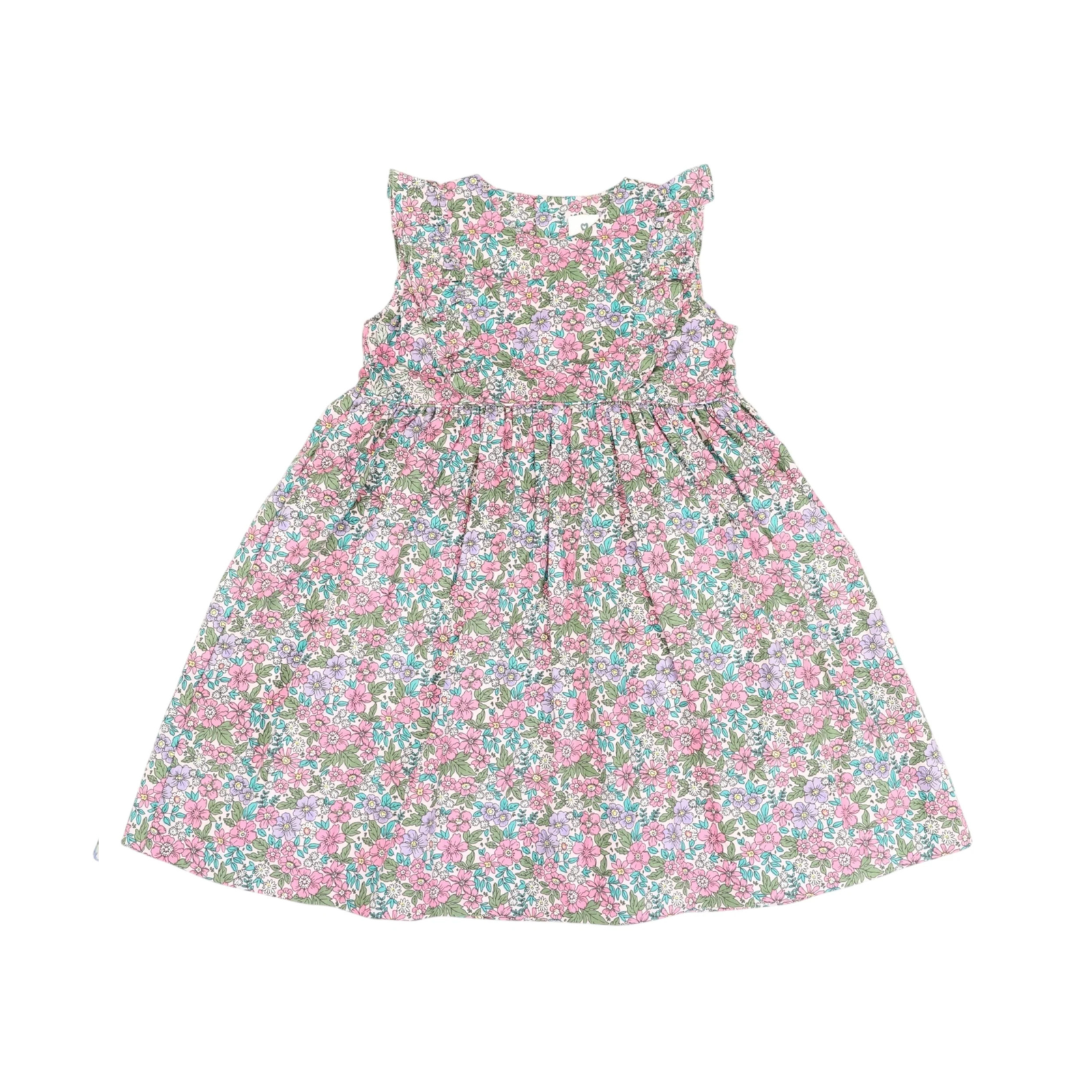 Bold Floral Pink Dress