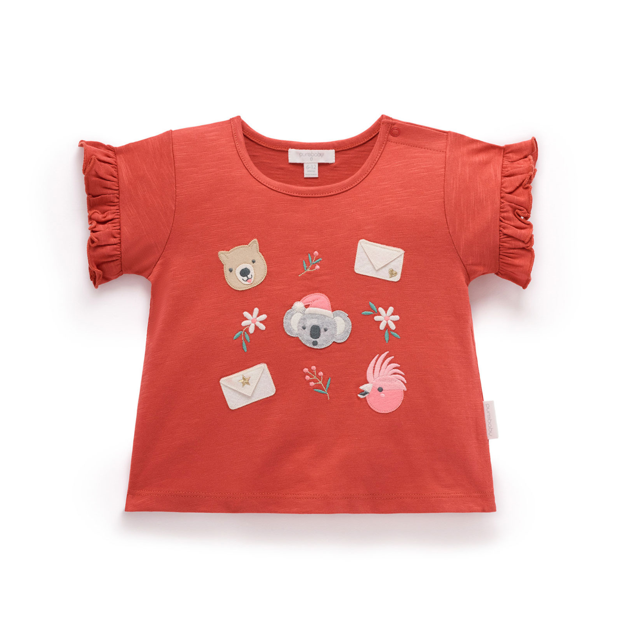 Purebaby Christmas Wishes Tee