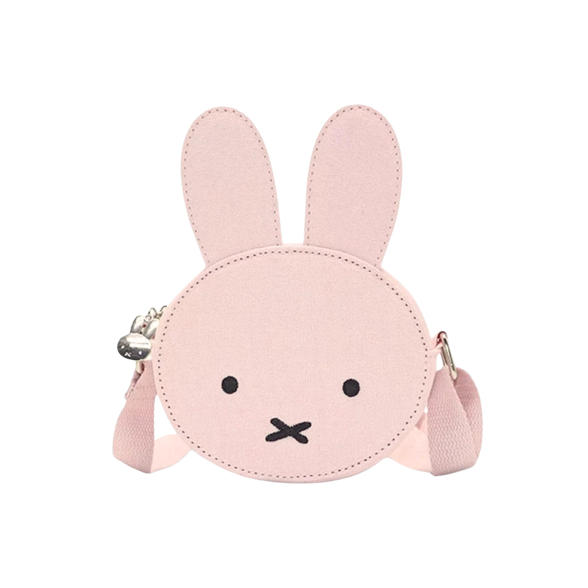 Miffy Canvas Ears Crossbody Bag - Pink