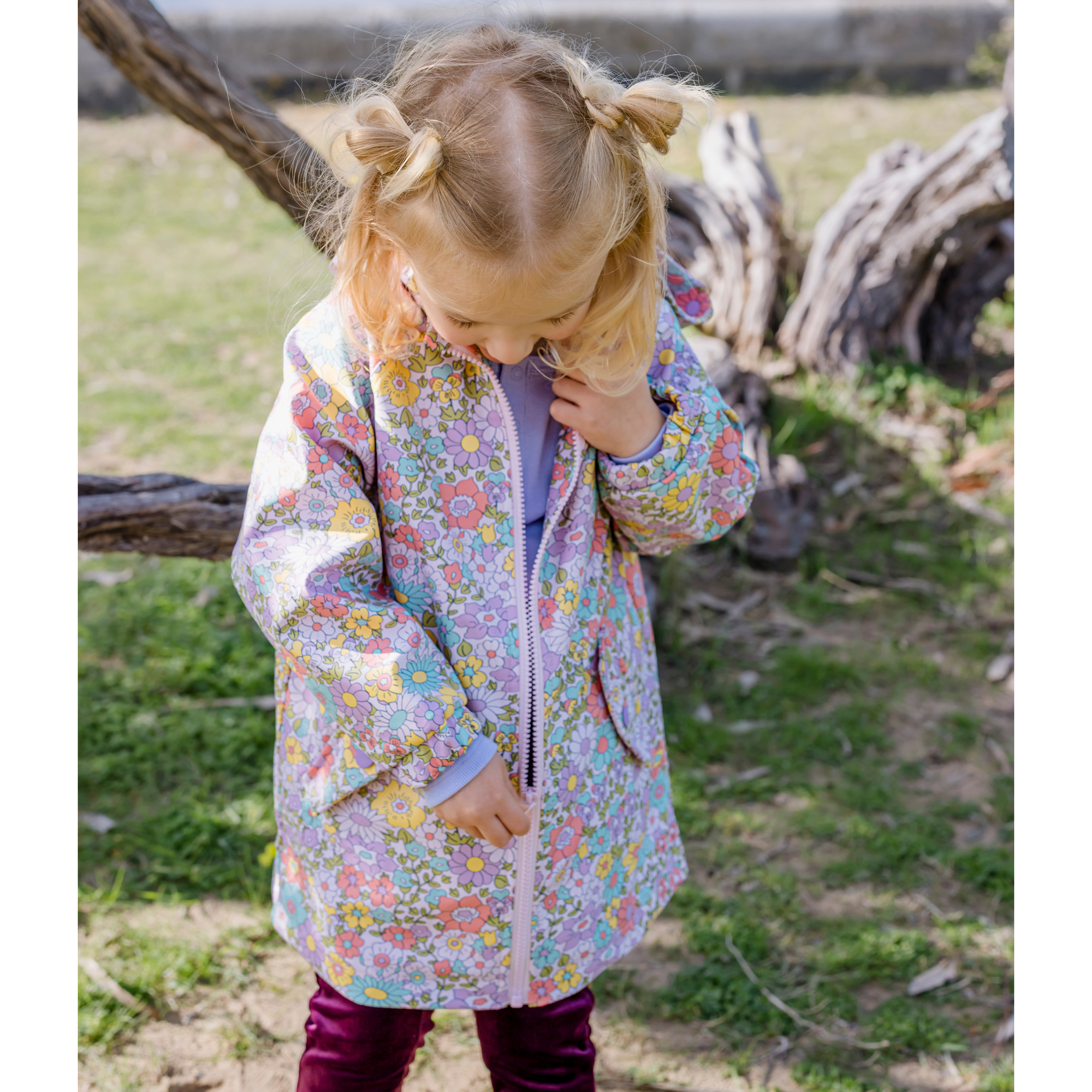 Milky The Sunshine Club Rain Jacket - Floral