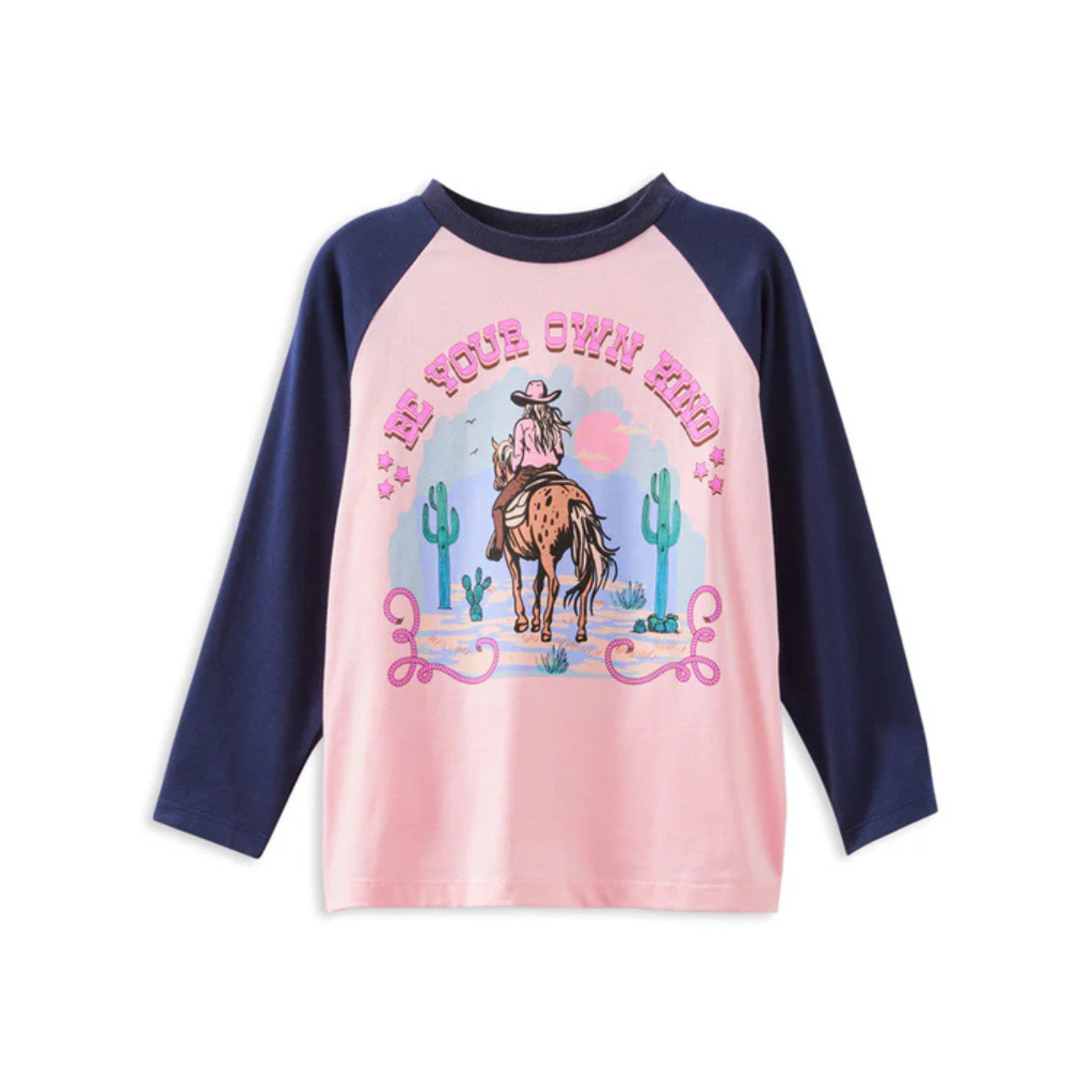 Milky Own Kind Tee - Blush Pink / Navy