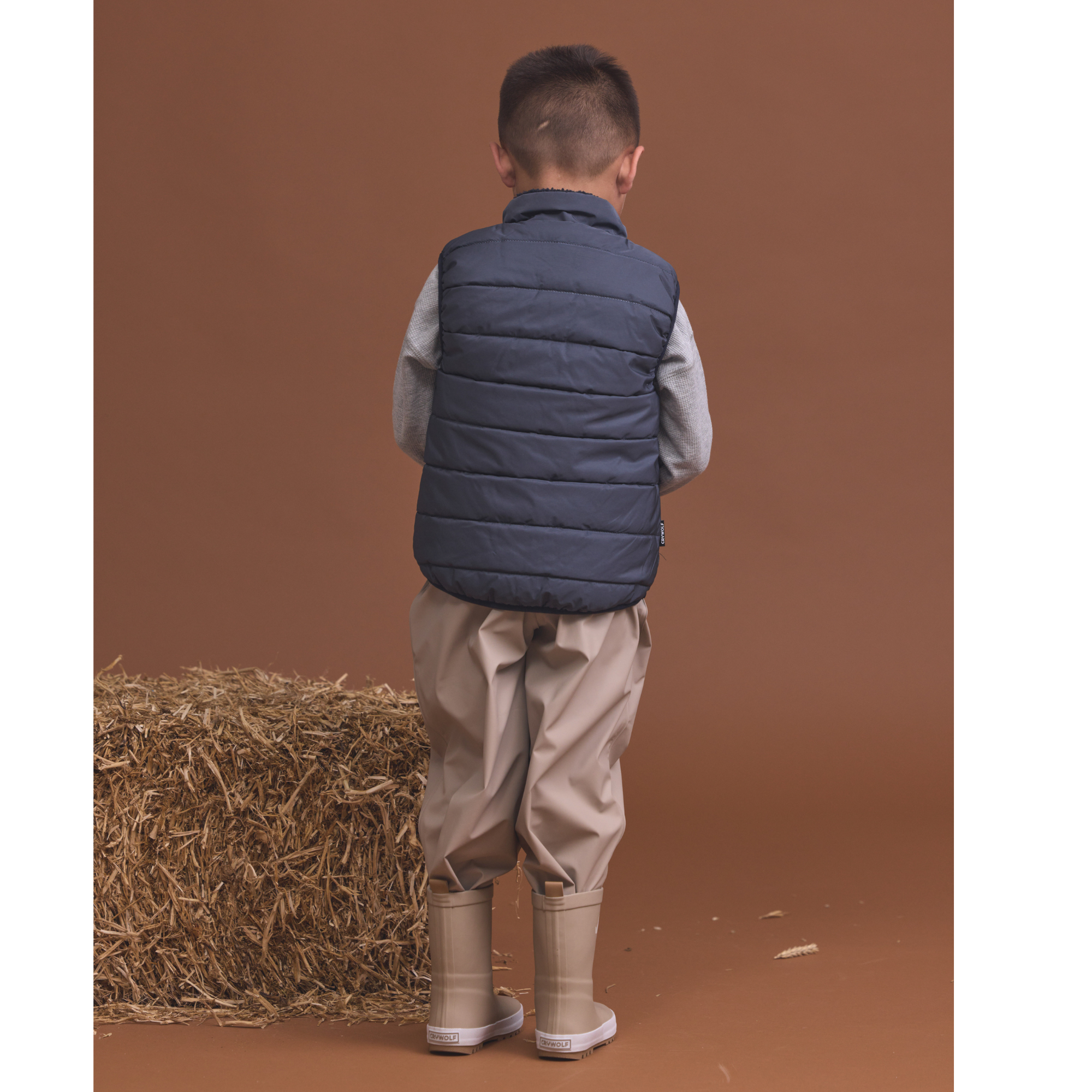 Crywold Reversible Yeti Vest - Ash Colourblock