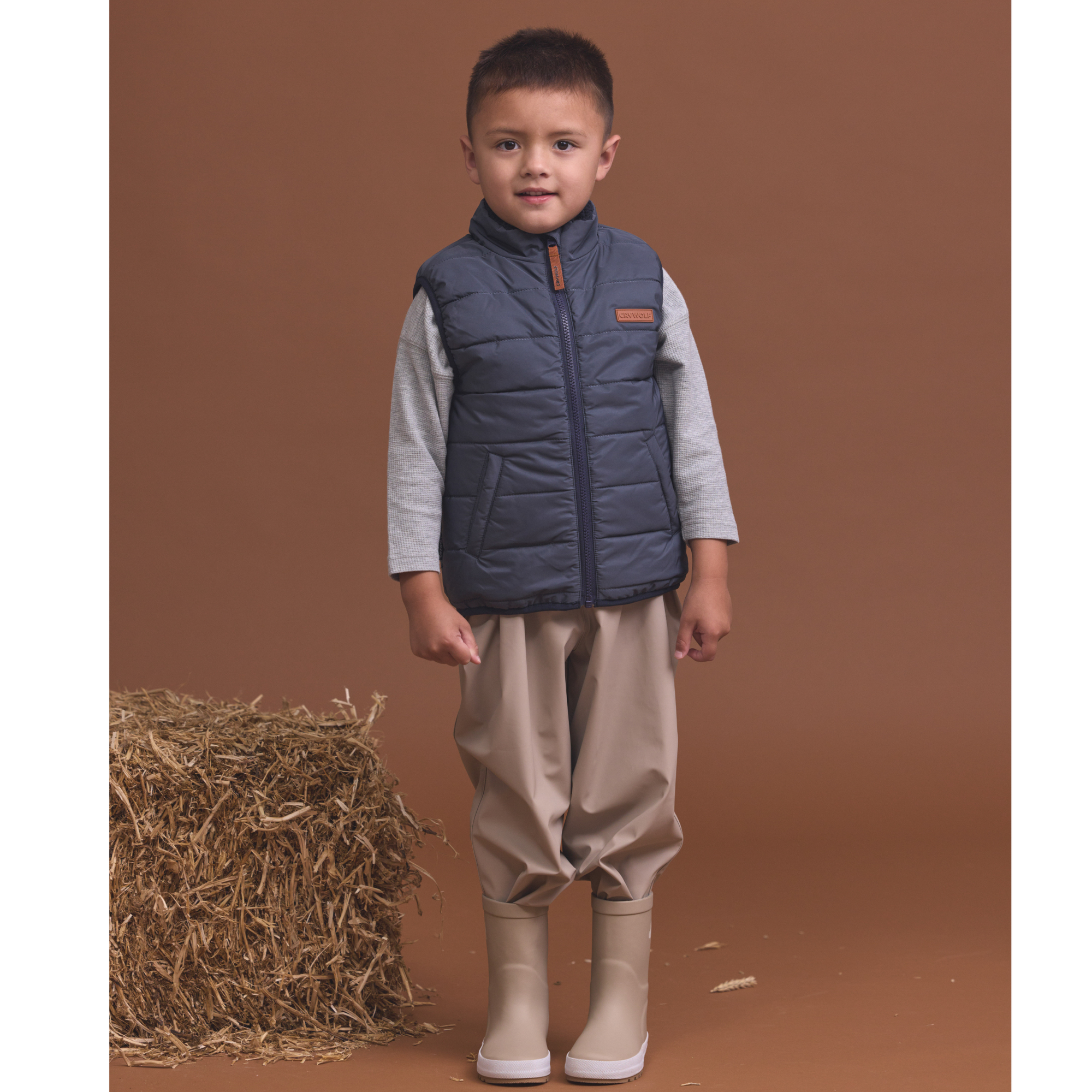 Crywold Reversible Yeti Vest - Ash Colourblock