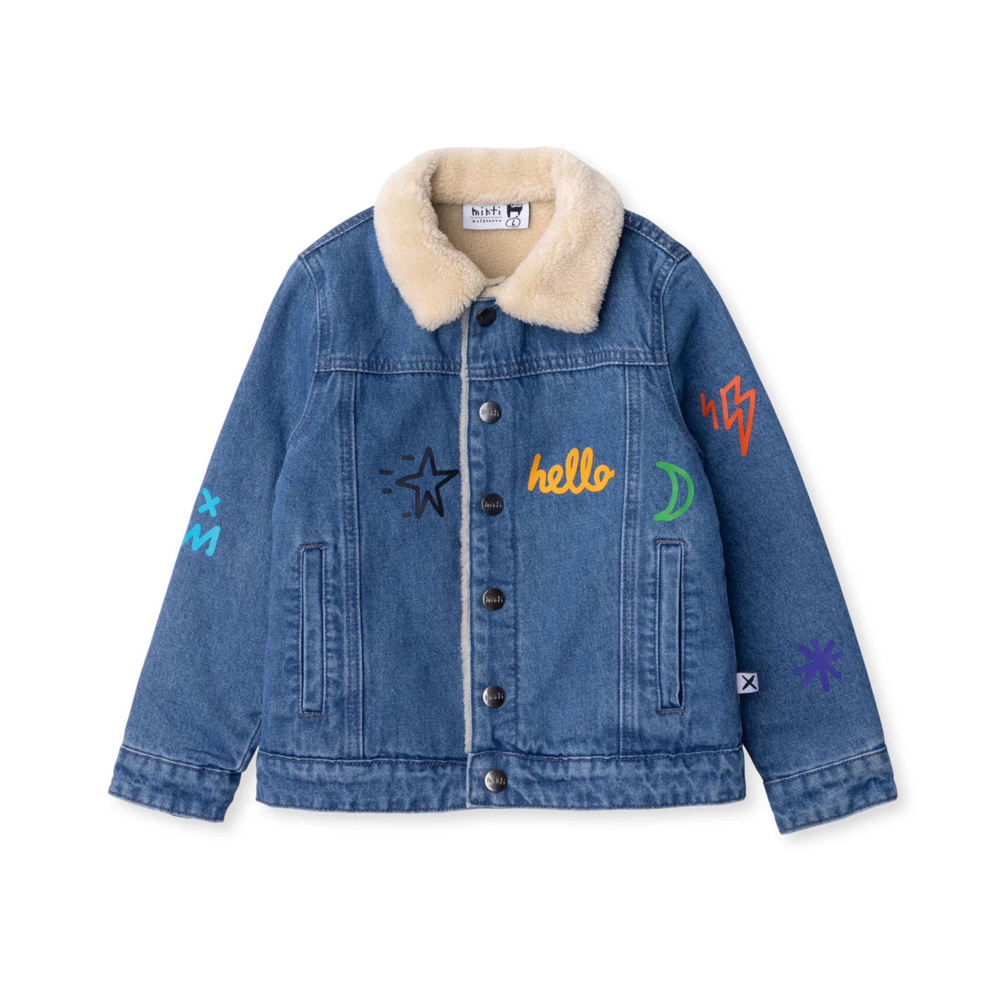 Minti Emblem Denim Jacket