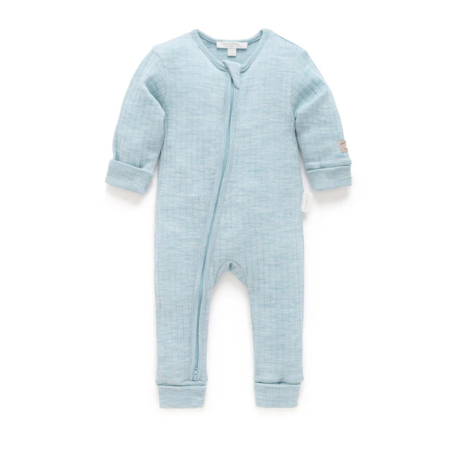 Purebaby Merino Growsuit -  Moonstone Melange
