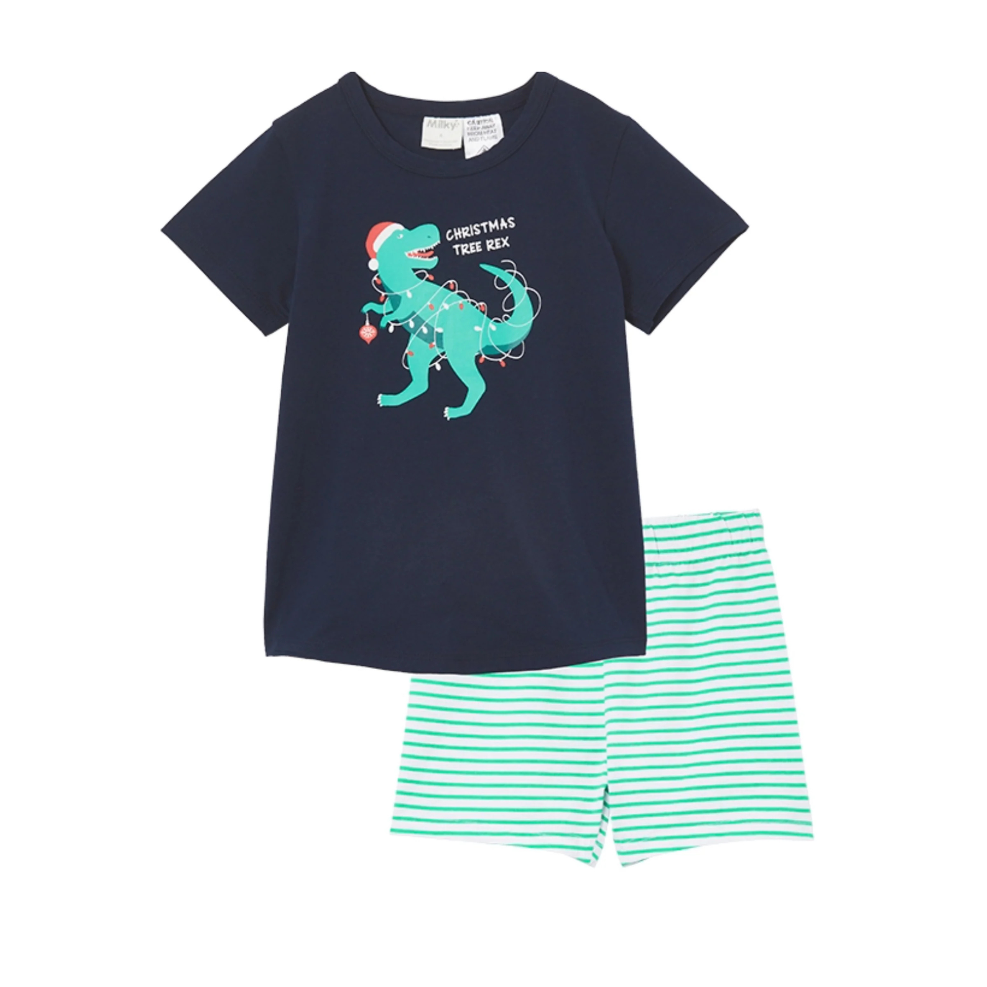 Milky Christmas Tree Rex Pyjamas