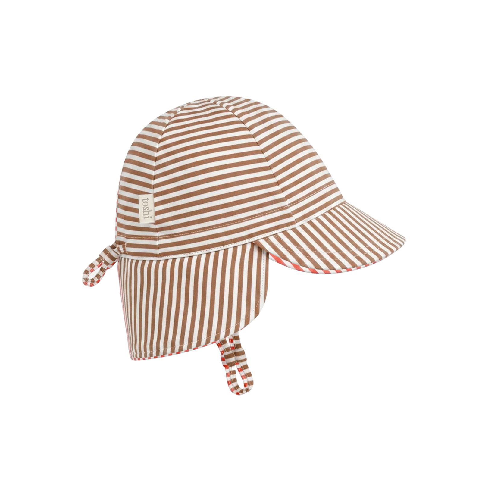 Flap Cap Mini Mocha (Brown) | UPF 50+