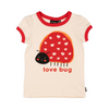 Rock Your Baby Love Bug T-Shirt - Ecru