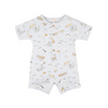 Fox &amp; Finch Puffin Print SS Romper