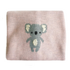 Alimrose Koala Knit Blanket - Pink