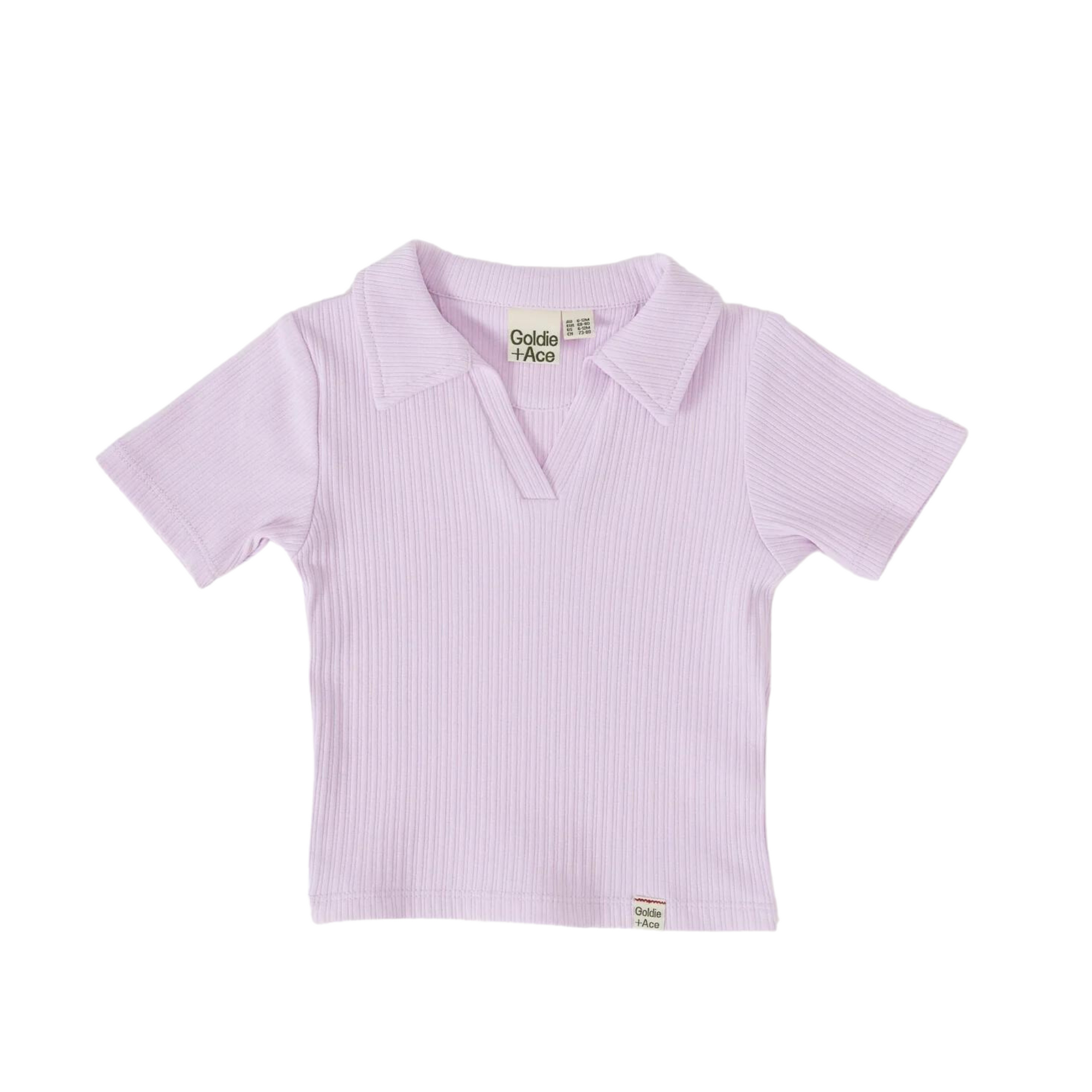 Goldie and Ace Pia Collared Tshirt - Pink