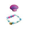 Hatch Clam Shell with Pearl Bracelet