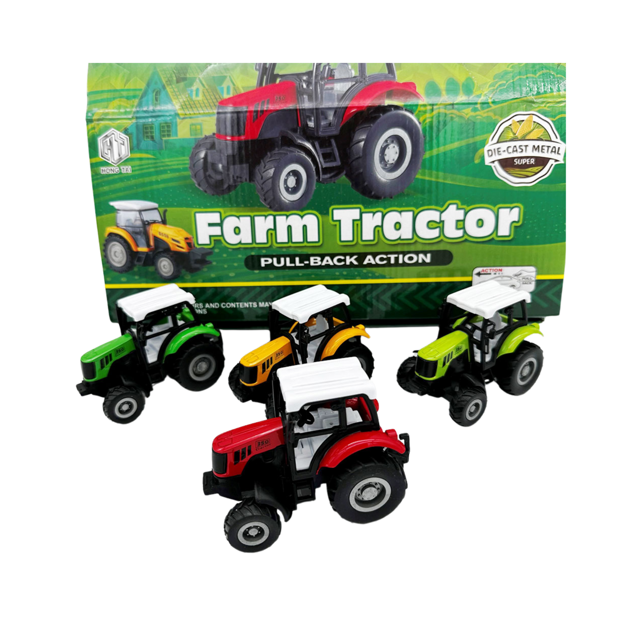 Die Cast Pull Back Tractor
