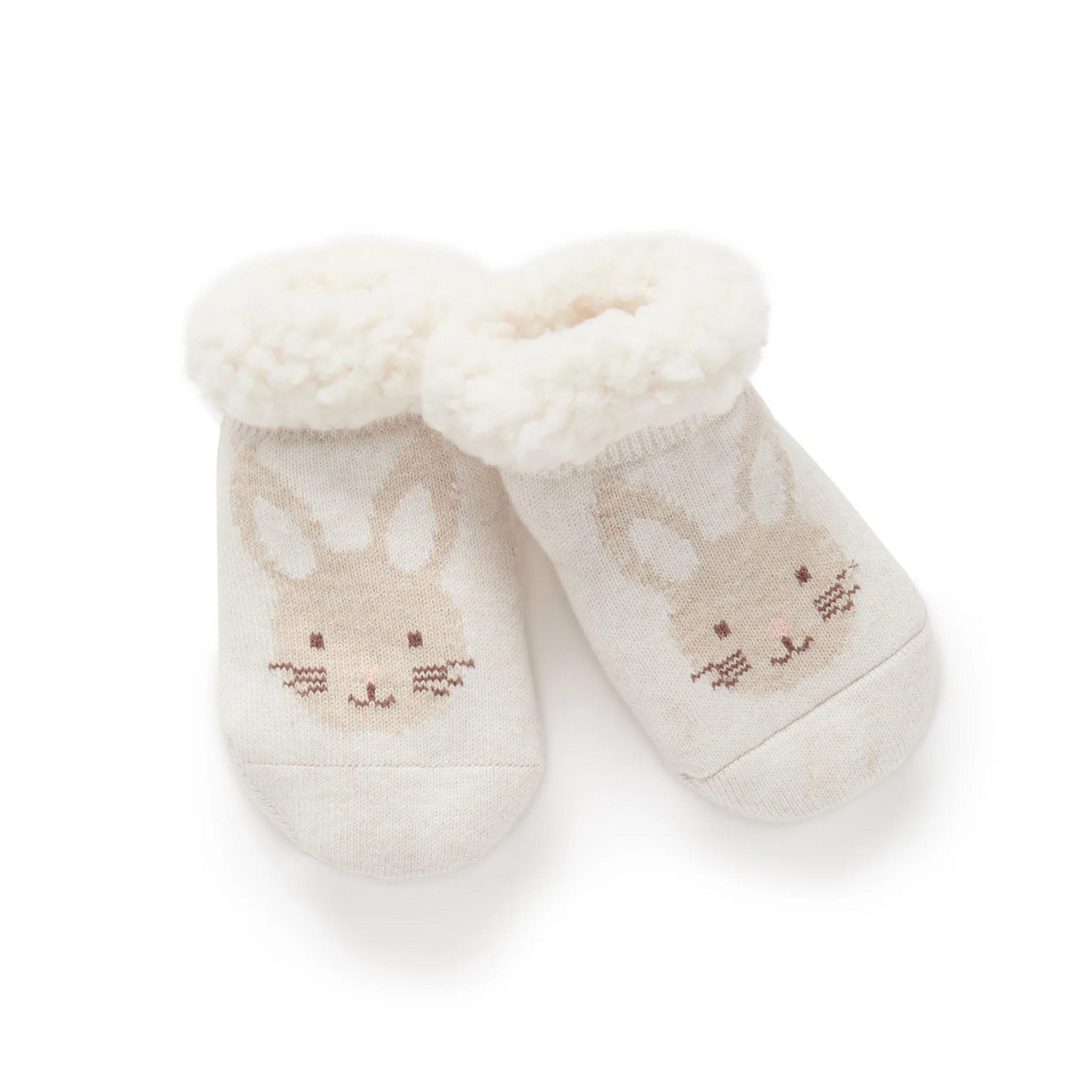 Purebaby Bunny Cosy Socks