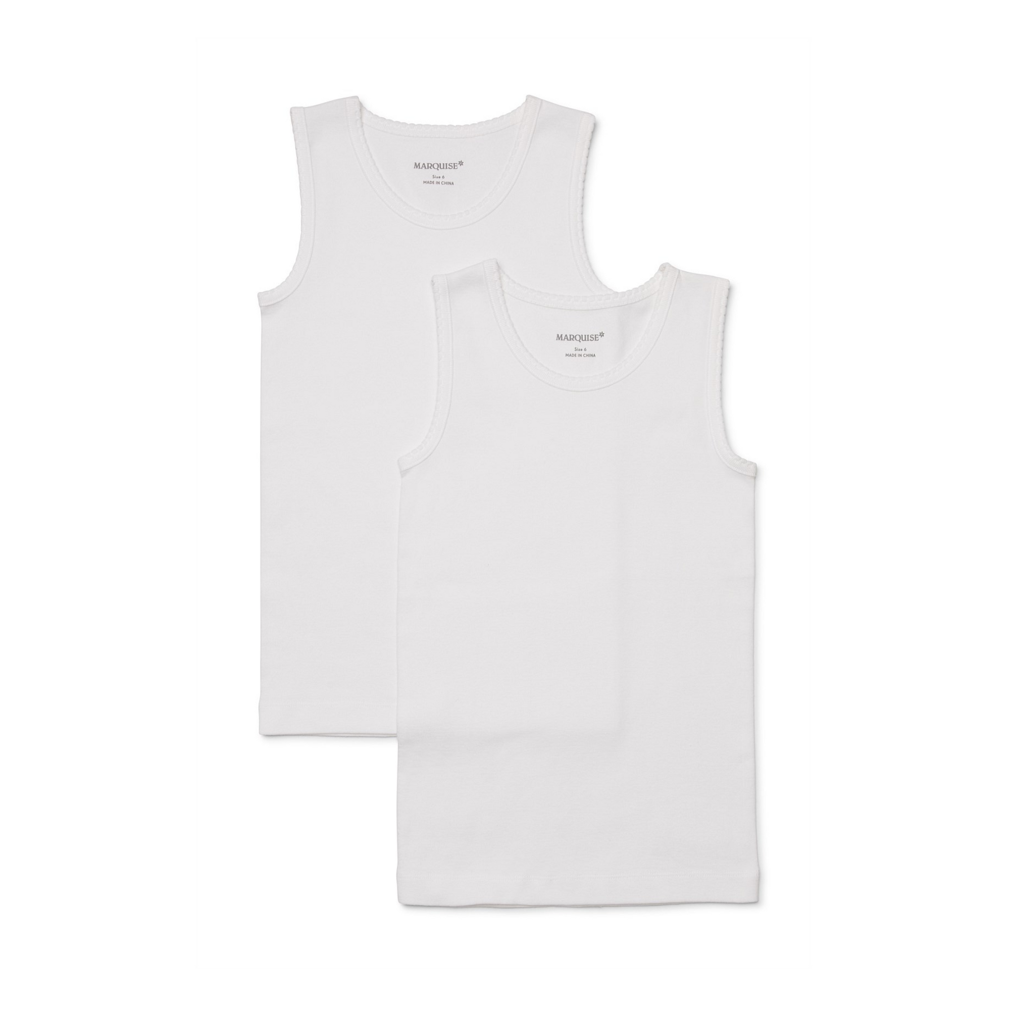 Marquise 2pack Singlets White