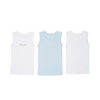Marquise Embroidered Singlet 3 Pack in Blue - Train