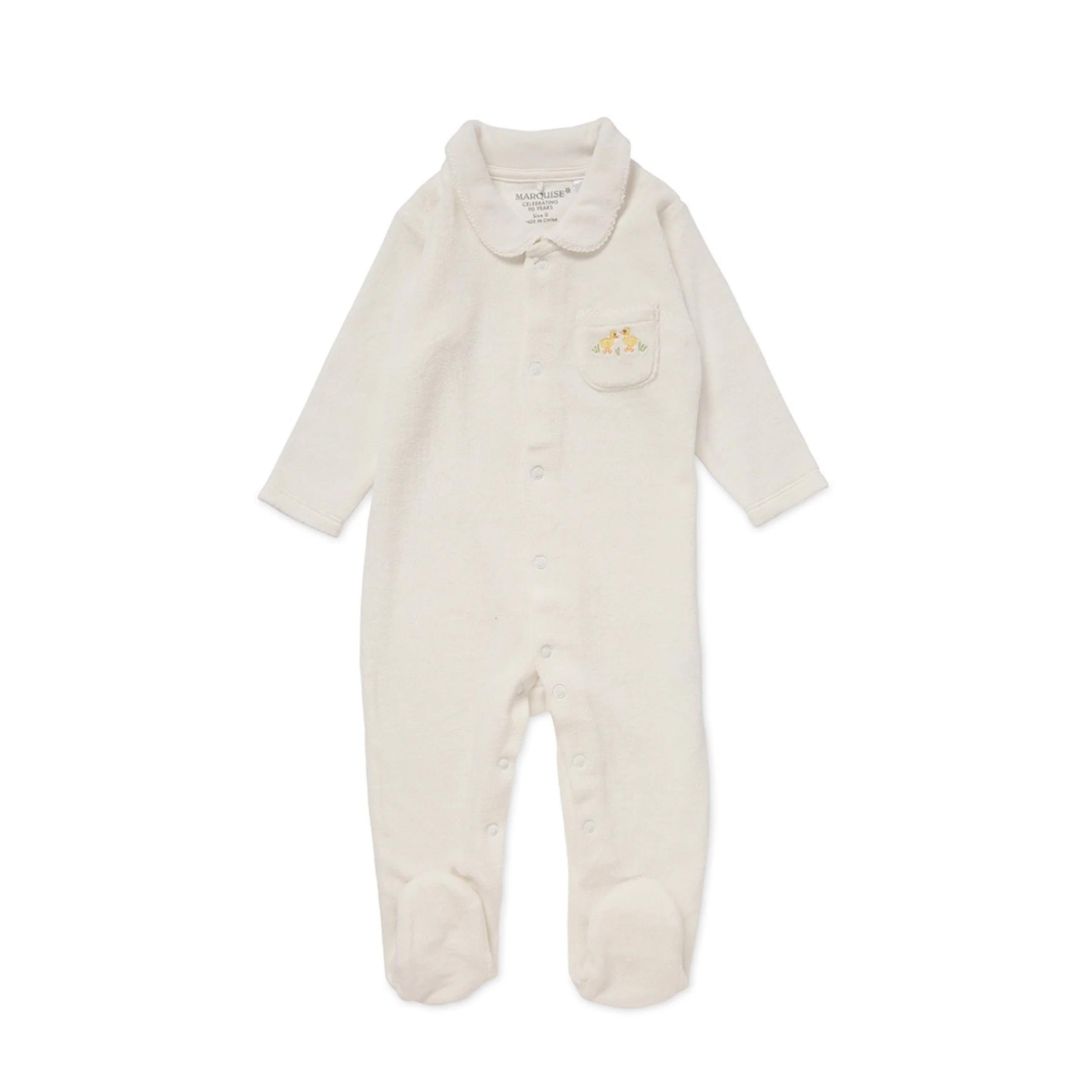 Marquise Heritage Studsuit with Peter Pan Collar