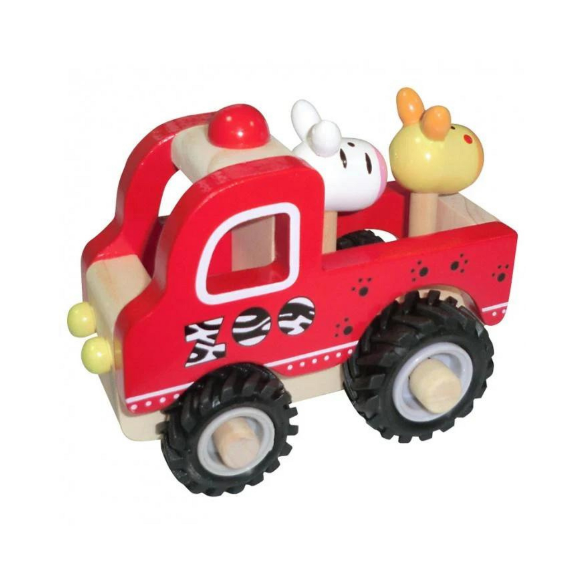 Wooden Zoo Truck Toy with Animal