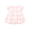 Lara Cutwork Dress - Pink Check