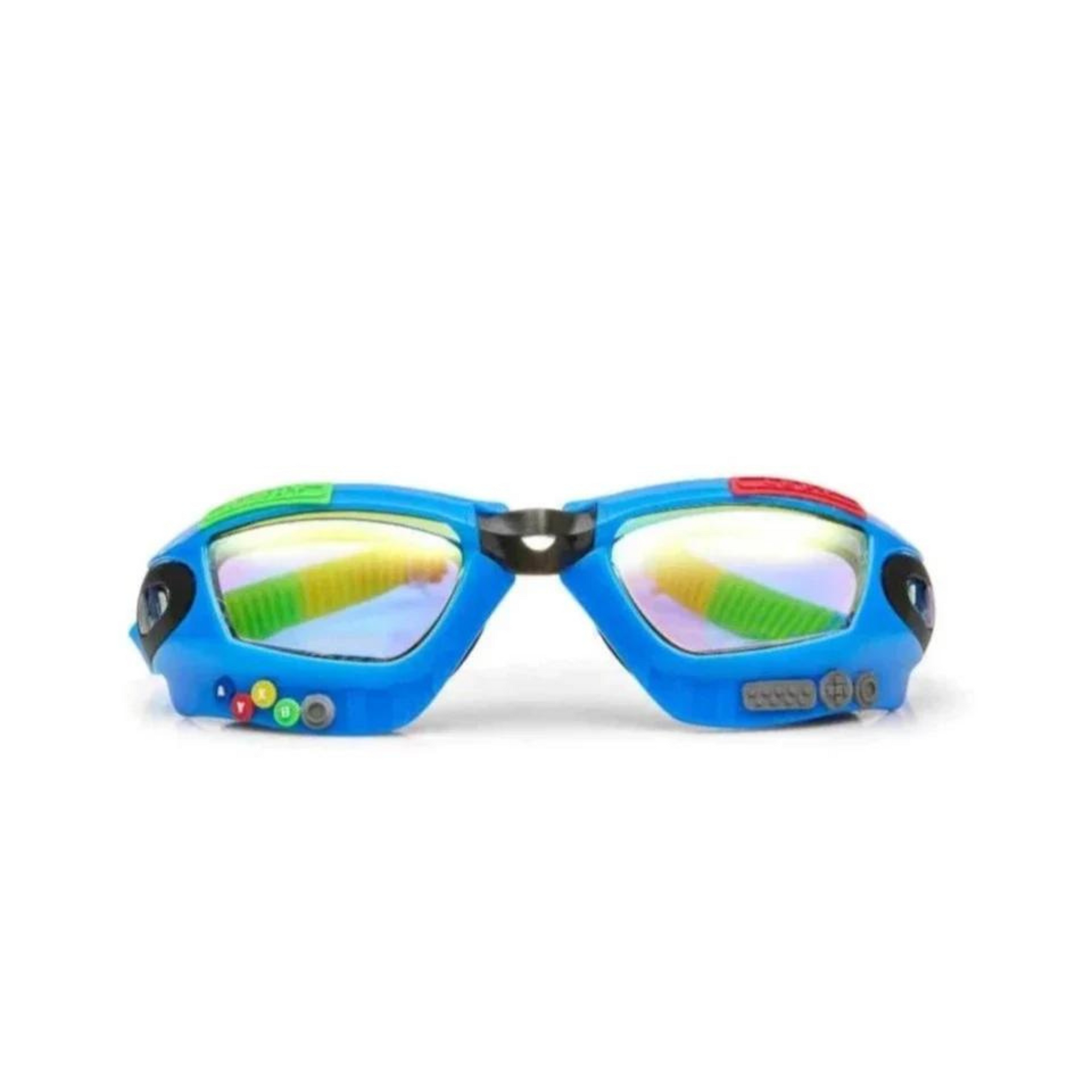 Gamer Console Blue Swim Goggles - Bling2o