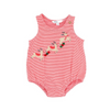 Bebe Festive Bodysuit - Berry Stripe