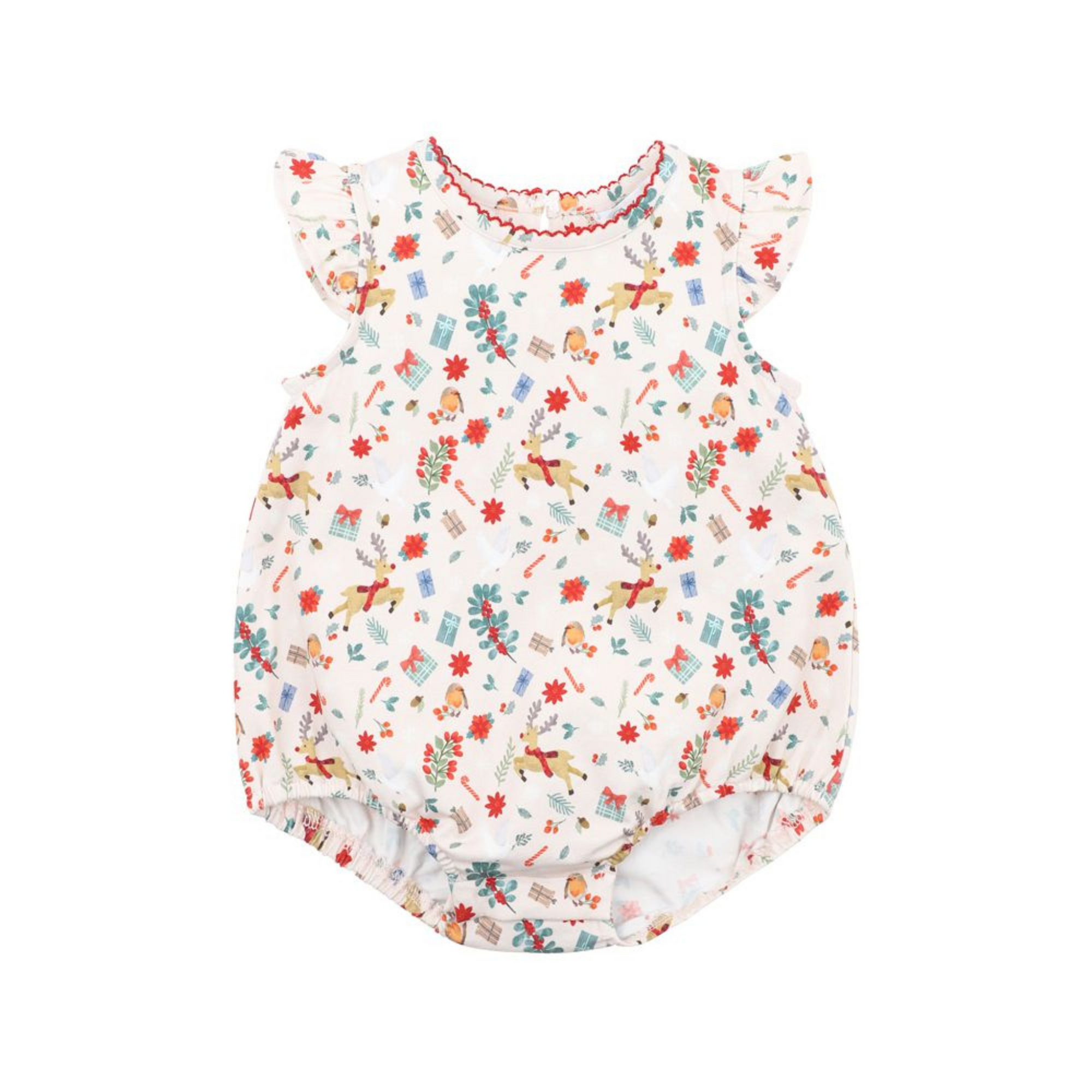 Bebe Festive Print Bodysuit