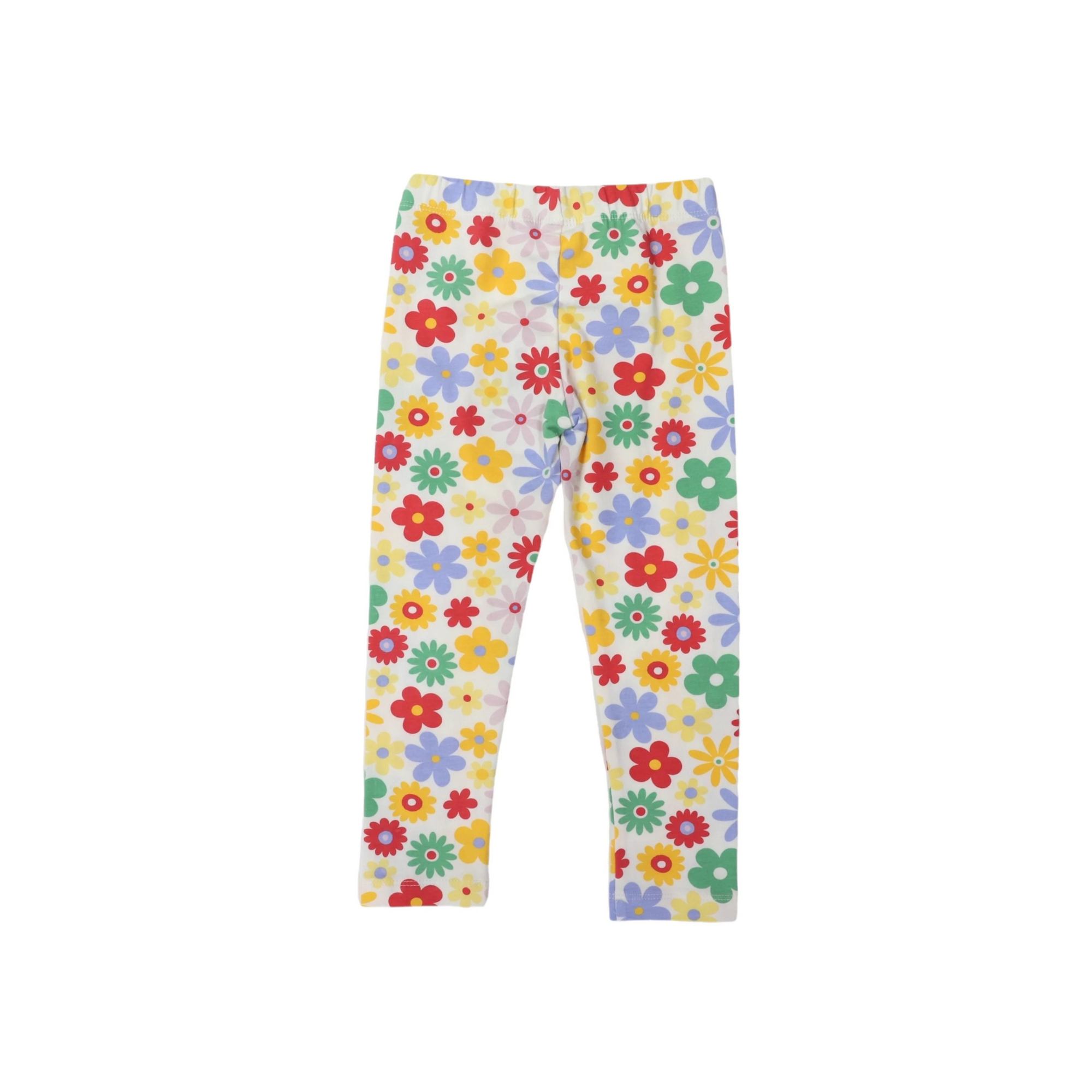 Korango Flower Print Cotton Legging - Cloud