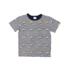 Korango Trucks and Diggers Print Tee - Navy