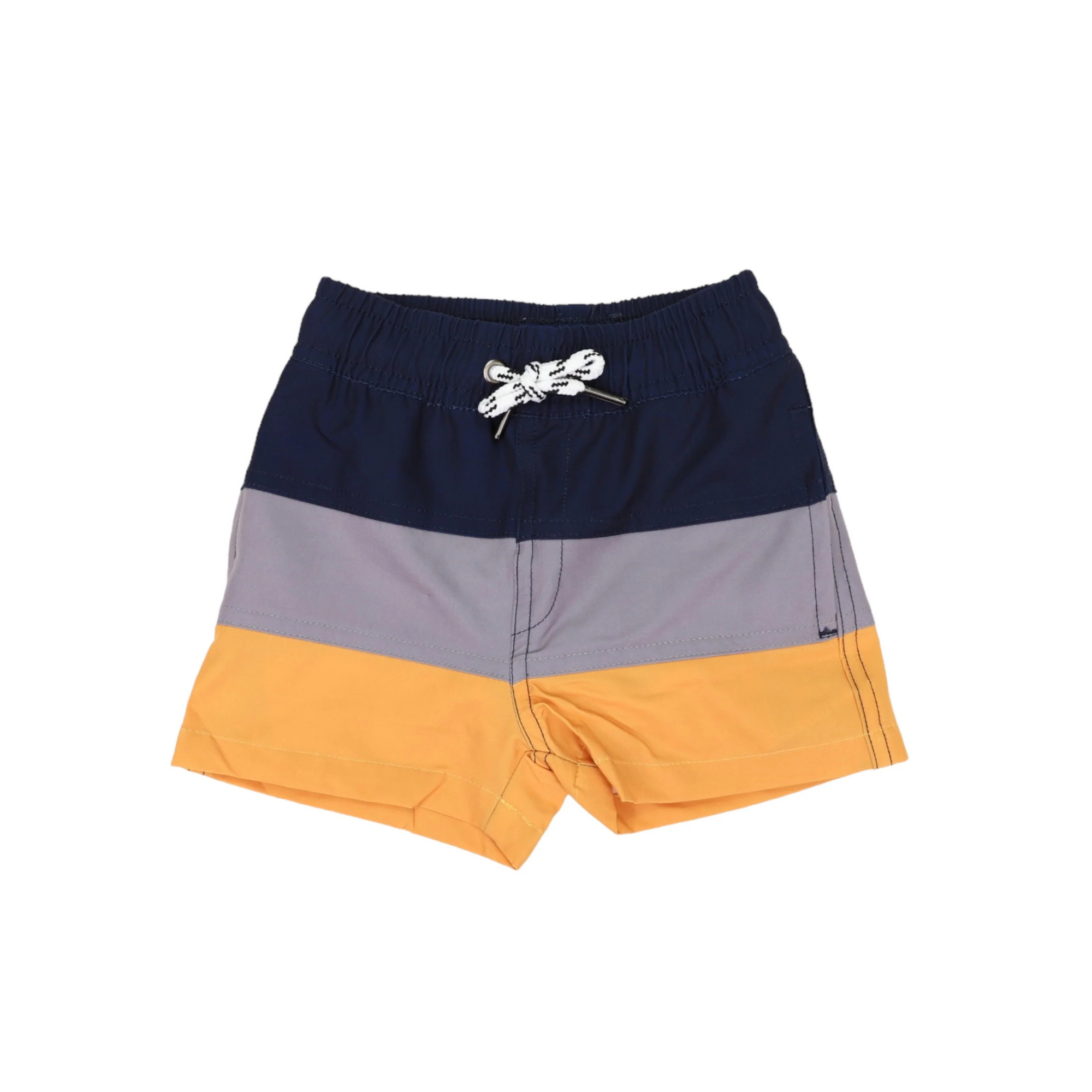 Korango Dinosaur Boardies - Mustard/Navy