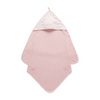 Purebaby Essential Hooded Towel - Pink Melange