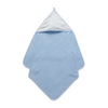 Purebaby Essential Hooded Towel - Blue