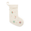 Embroidered Christmas Stocking | White | Purebaby