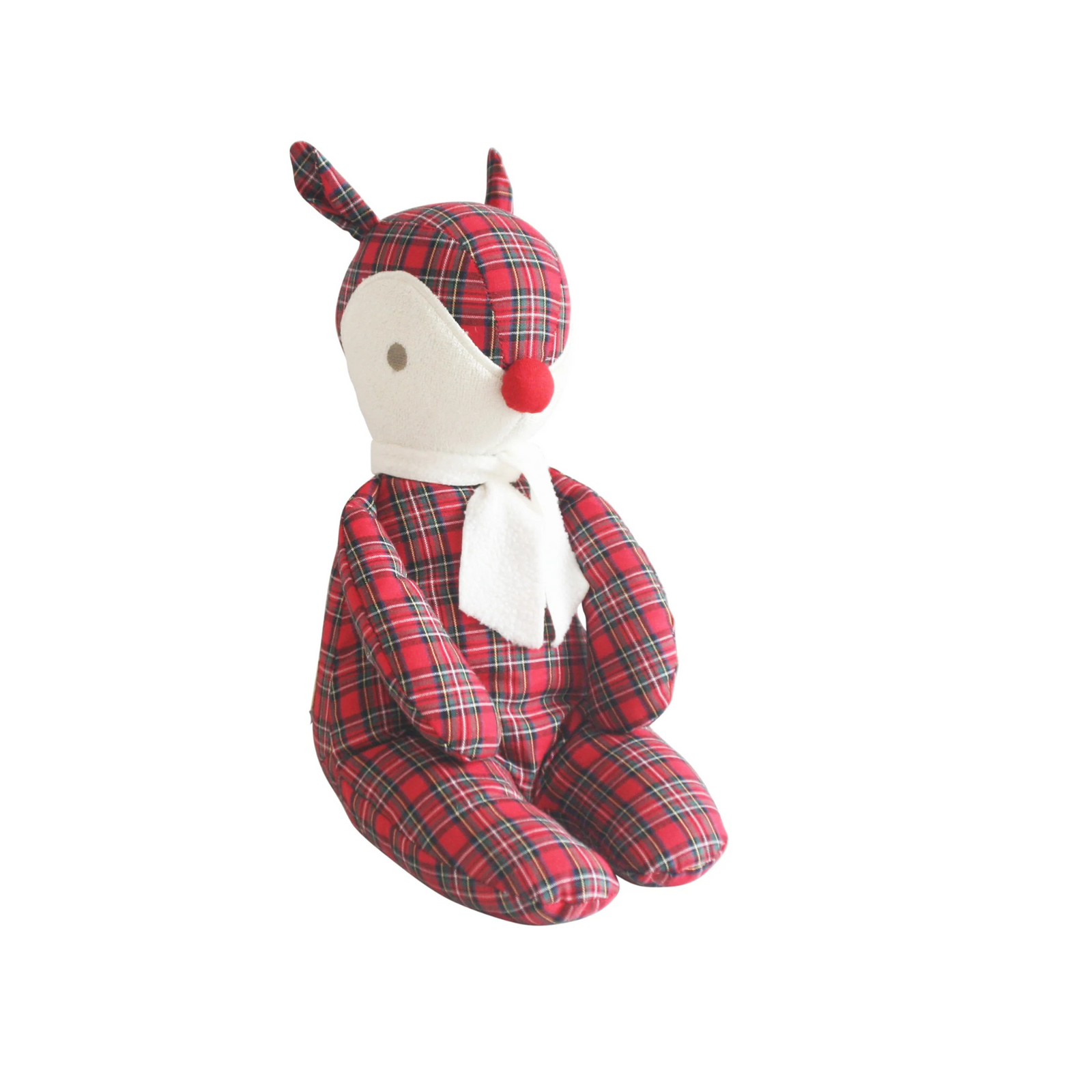 Alimrose Baby Rudolph 20cm Tartan