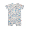 Marquise Short Zipsuit in Blossom &amp; Leave Print