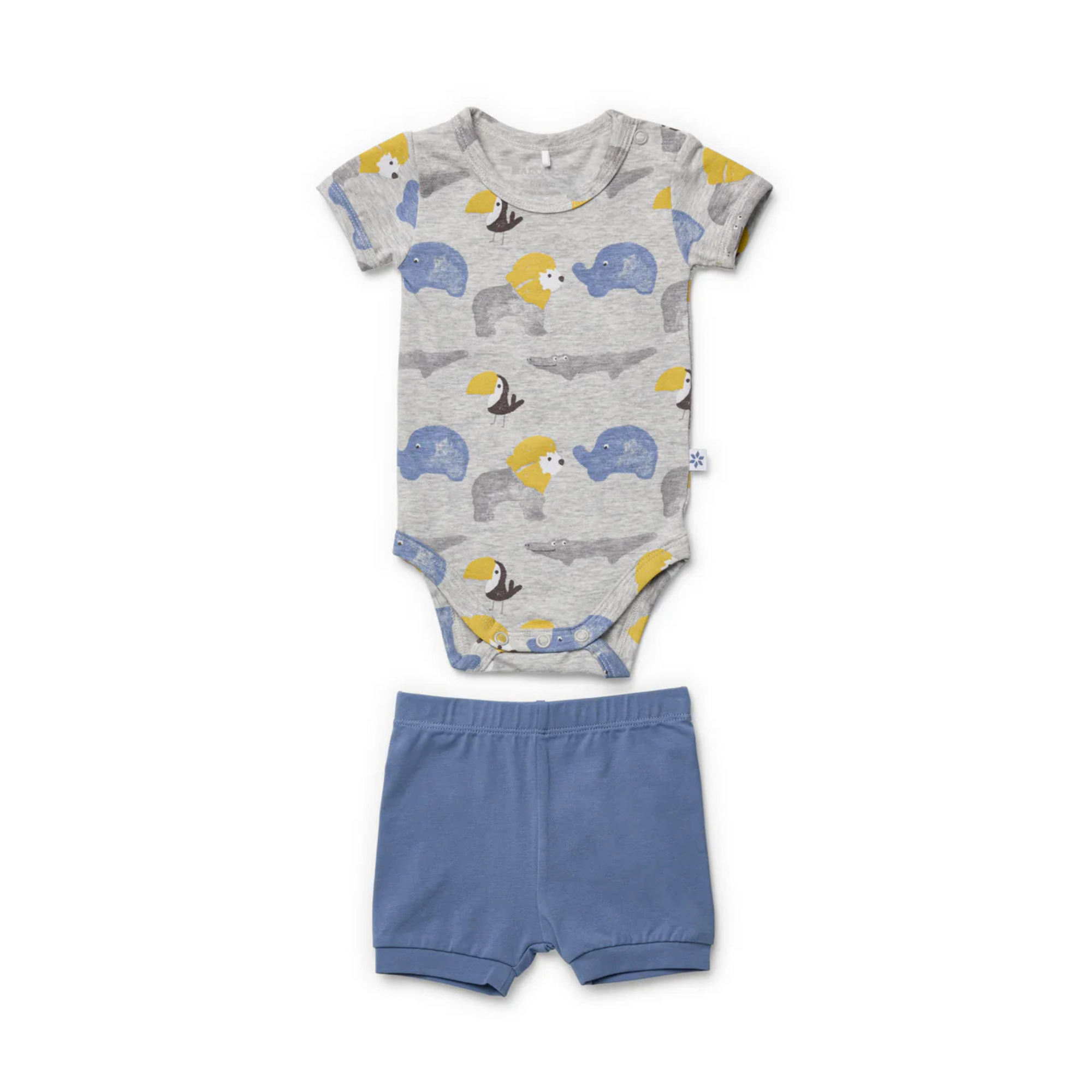 Marquise Animal Play Bodysuit & Shorts Set