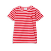 Milky Pink and Red Stripe Tee