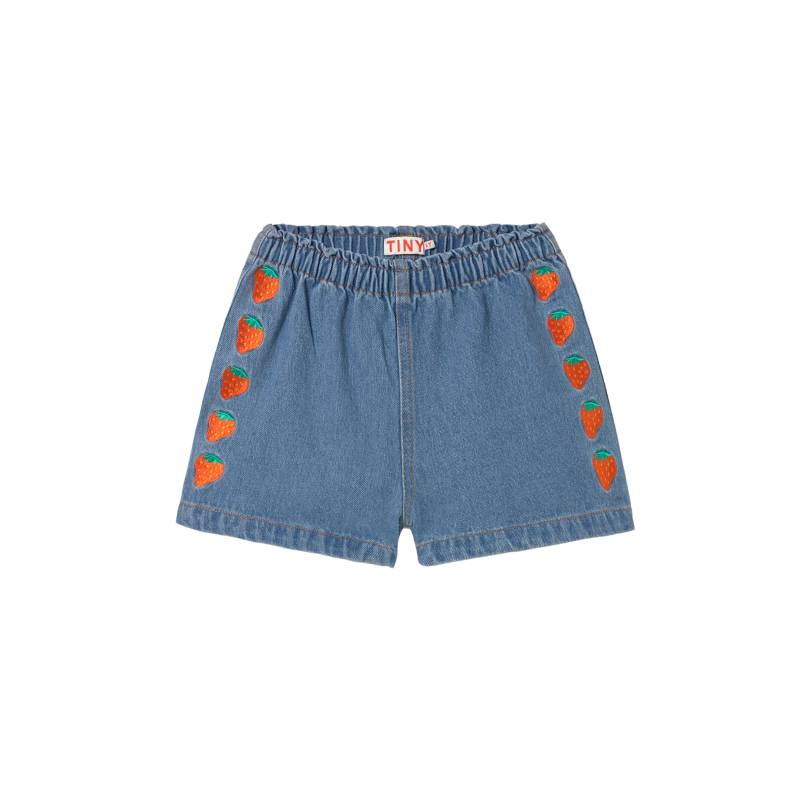 Tiny Cottons Strawberry Woven Shorts