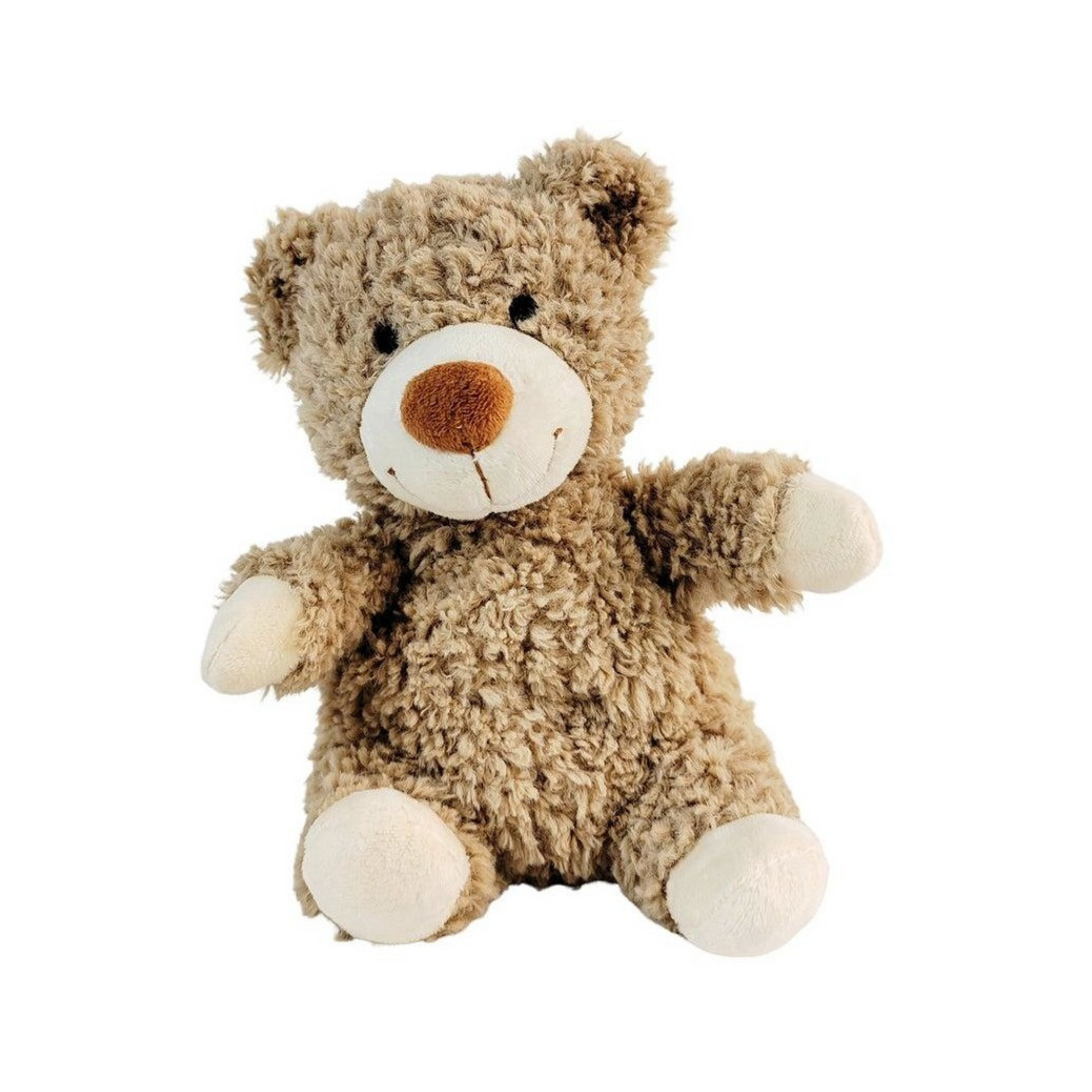 Curly Bear Soft Toy Brown 18cm