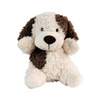 Curly Dog Soft Toy Whtie &amp; Brown (18cm)