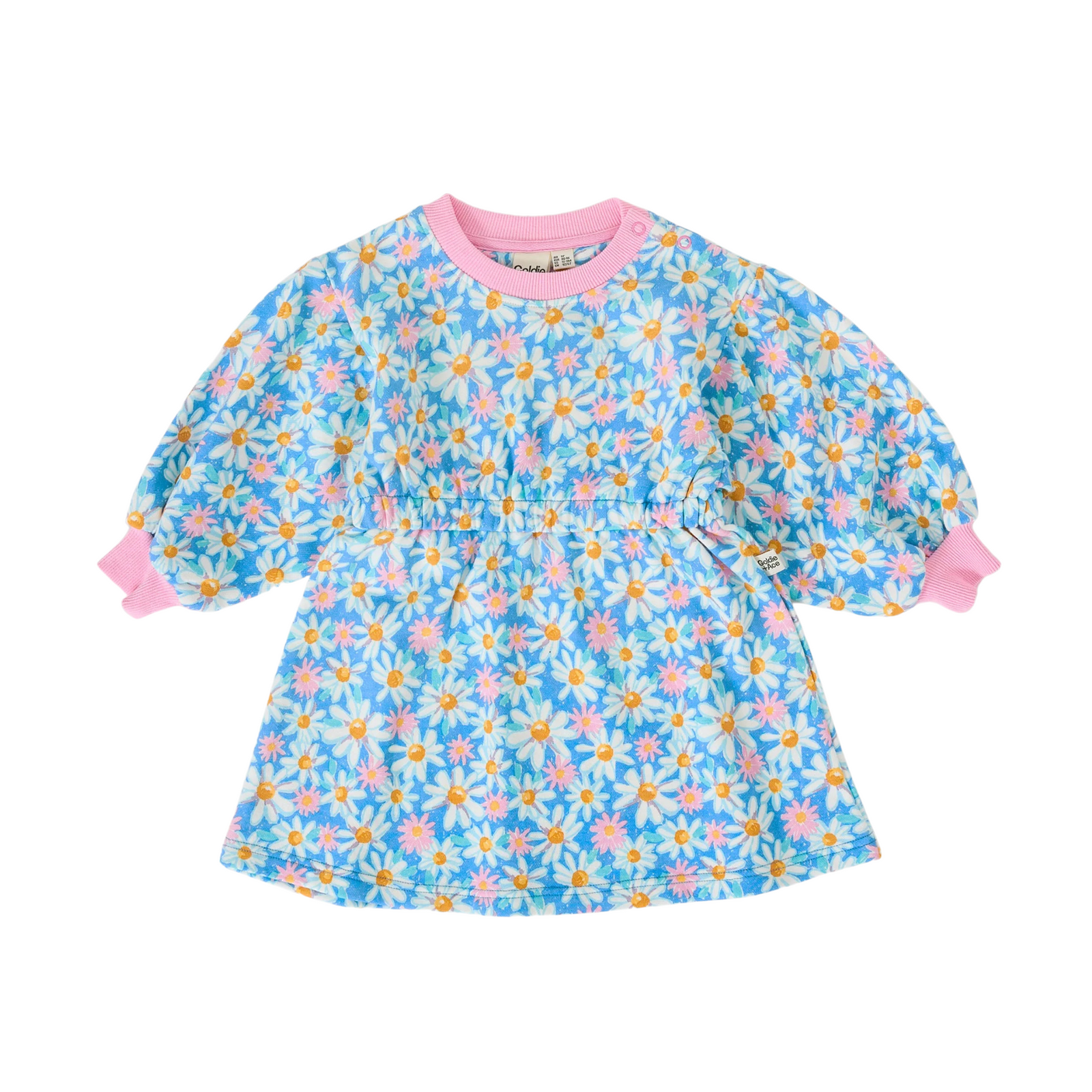 Goldie and Ace Seaside Daisy Leah Long Sleeve Dress