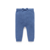 Purebaby Textured Knit Leggings - Storm Melange