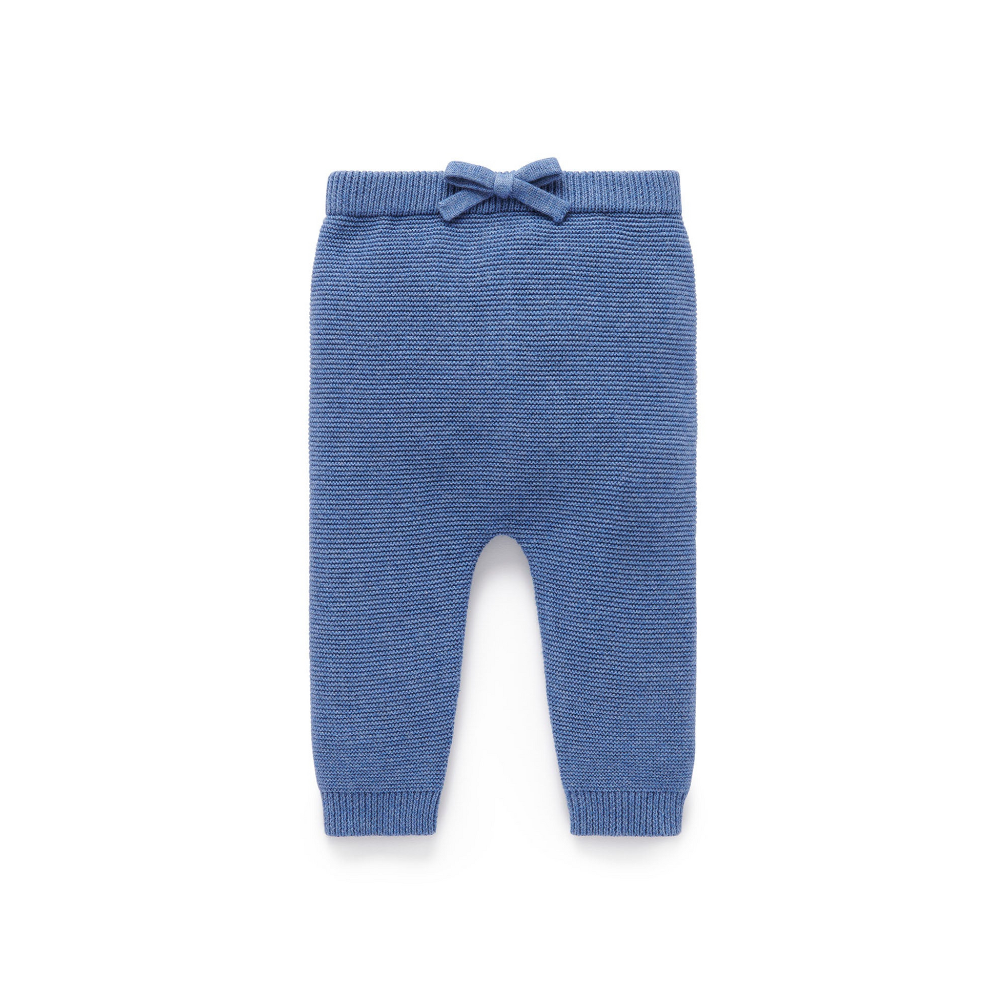 Purebaby Textured Knit Leggings - Storm Melange