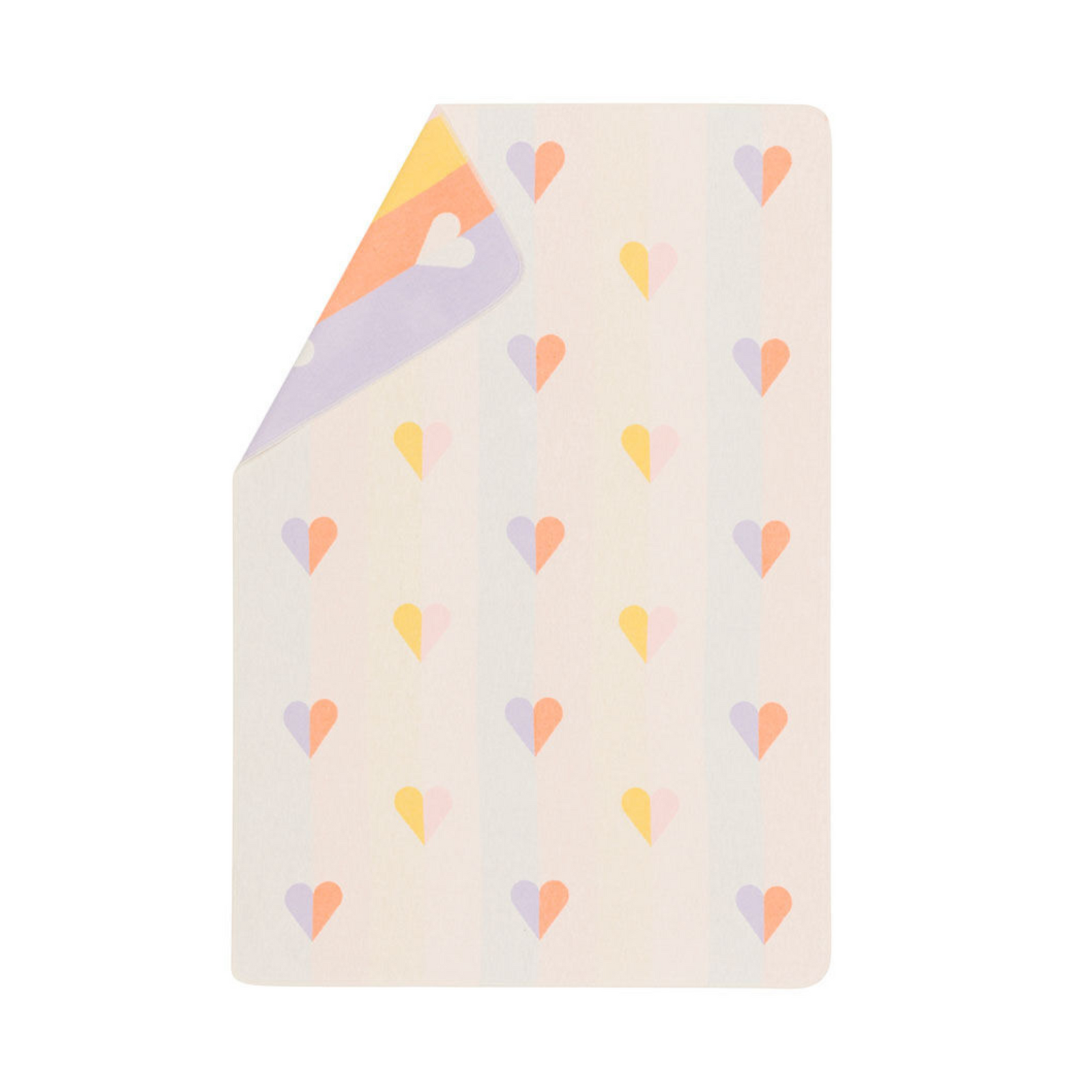 David Fussenegger Off White Hearts Allover Juwel Cot Blanket