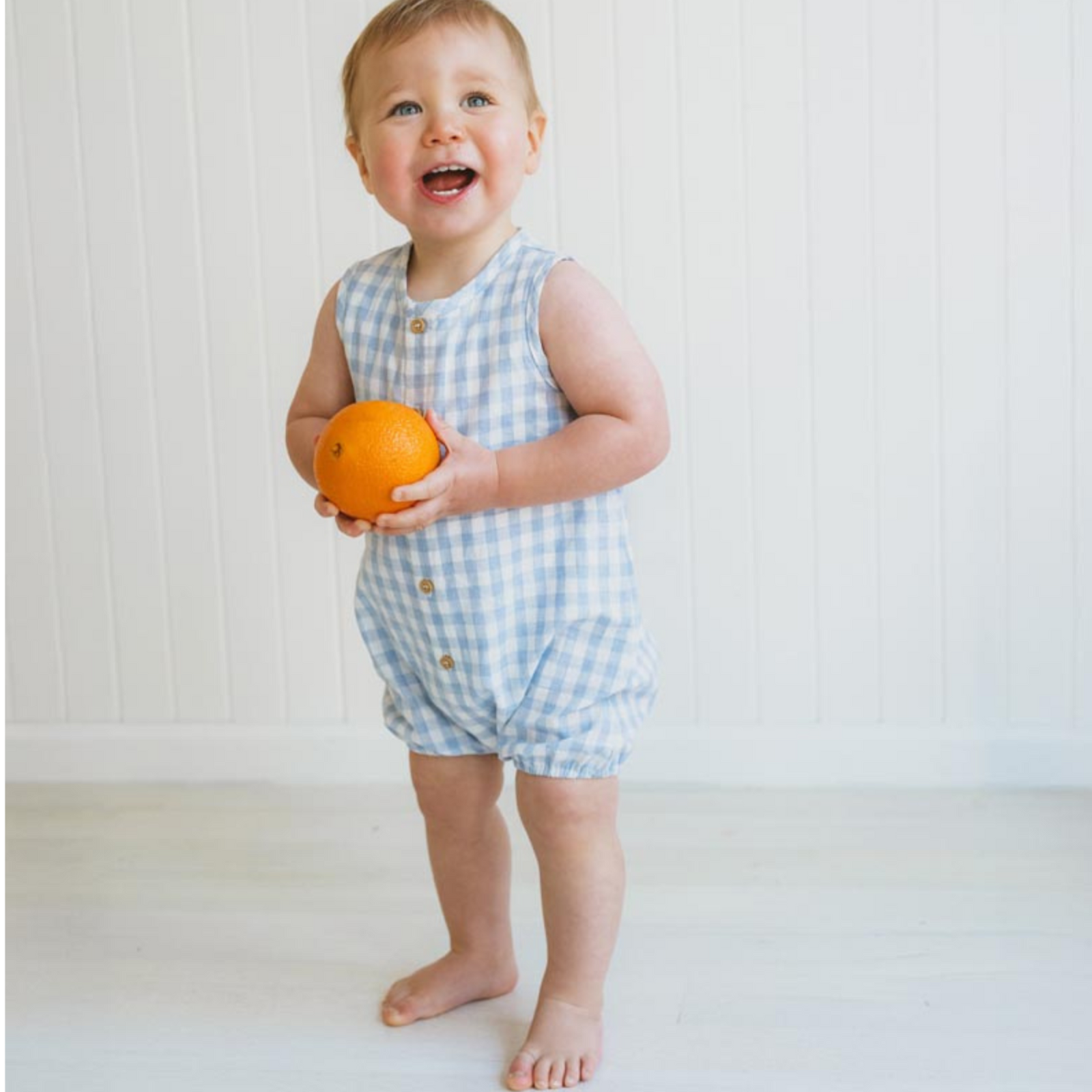 Bebe Axel Check Romper