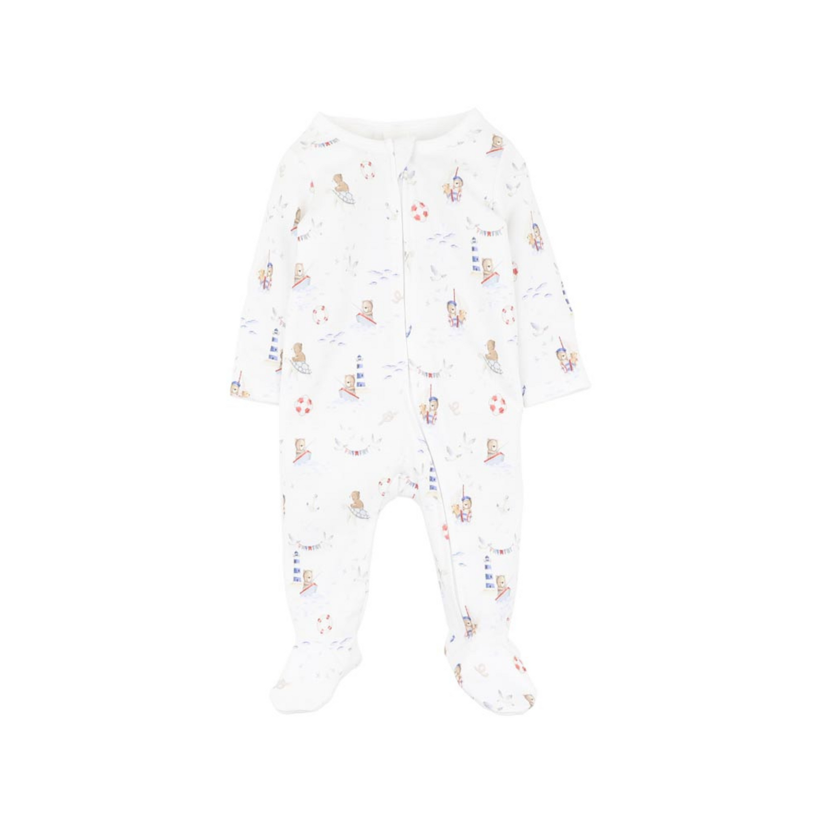 Bebe Axel Organic Print LS Zipsuit