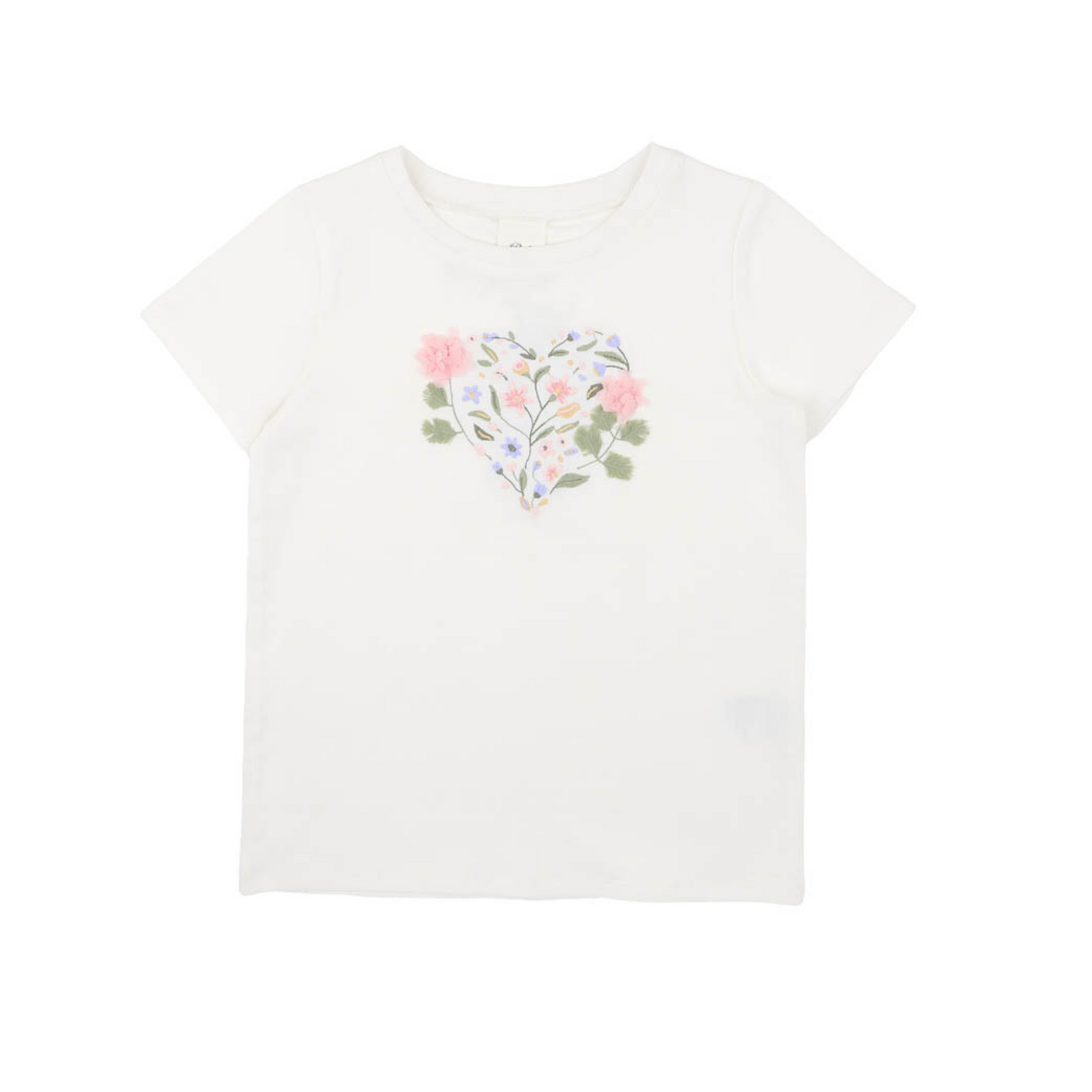 Bebe Anya Heart Organic SS Tee