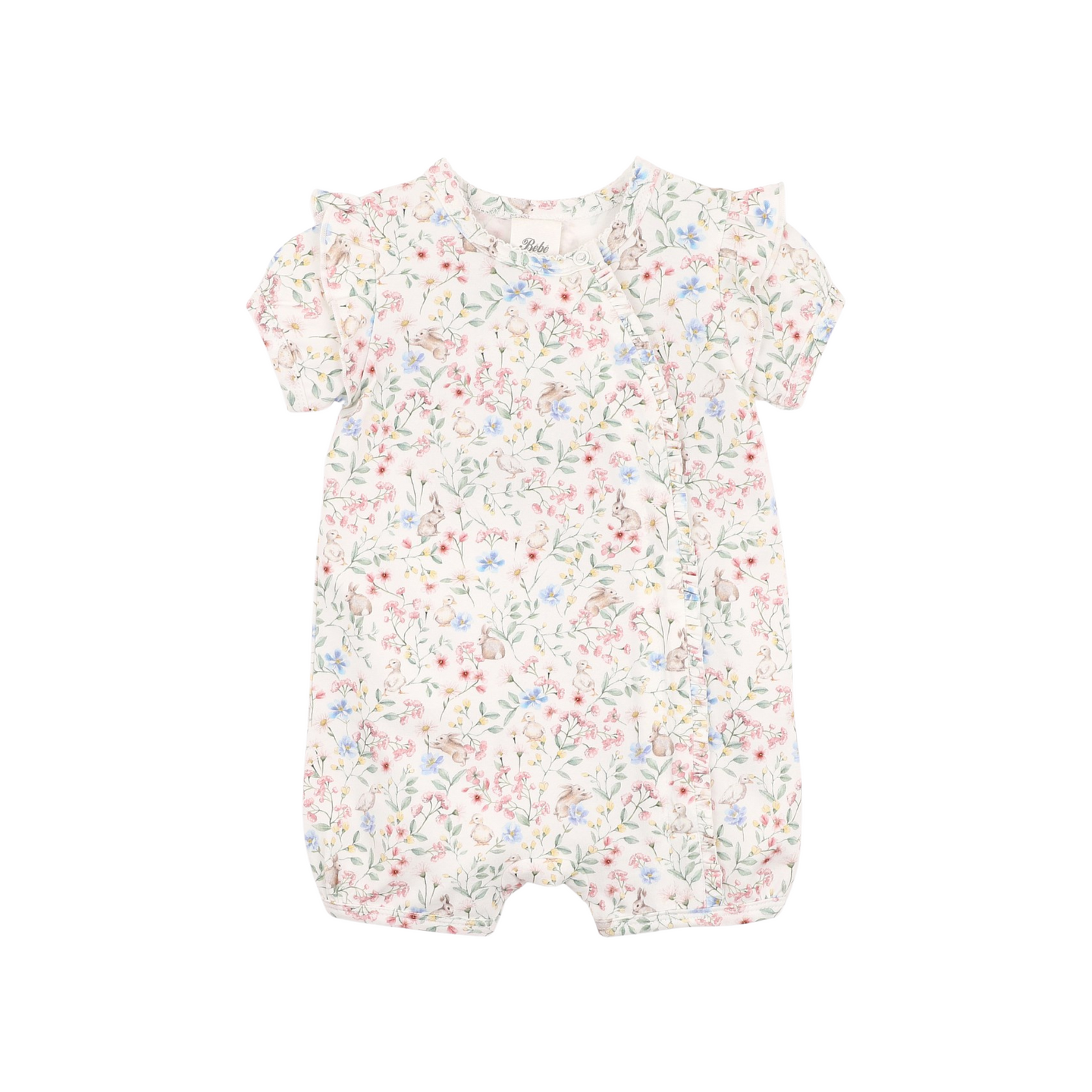 Bebe Bonnie Organic Short Sleeve Zipsuit