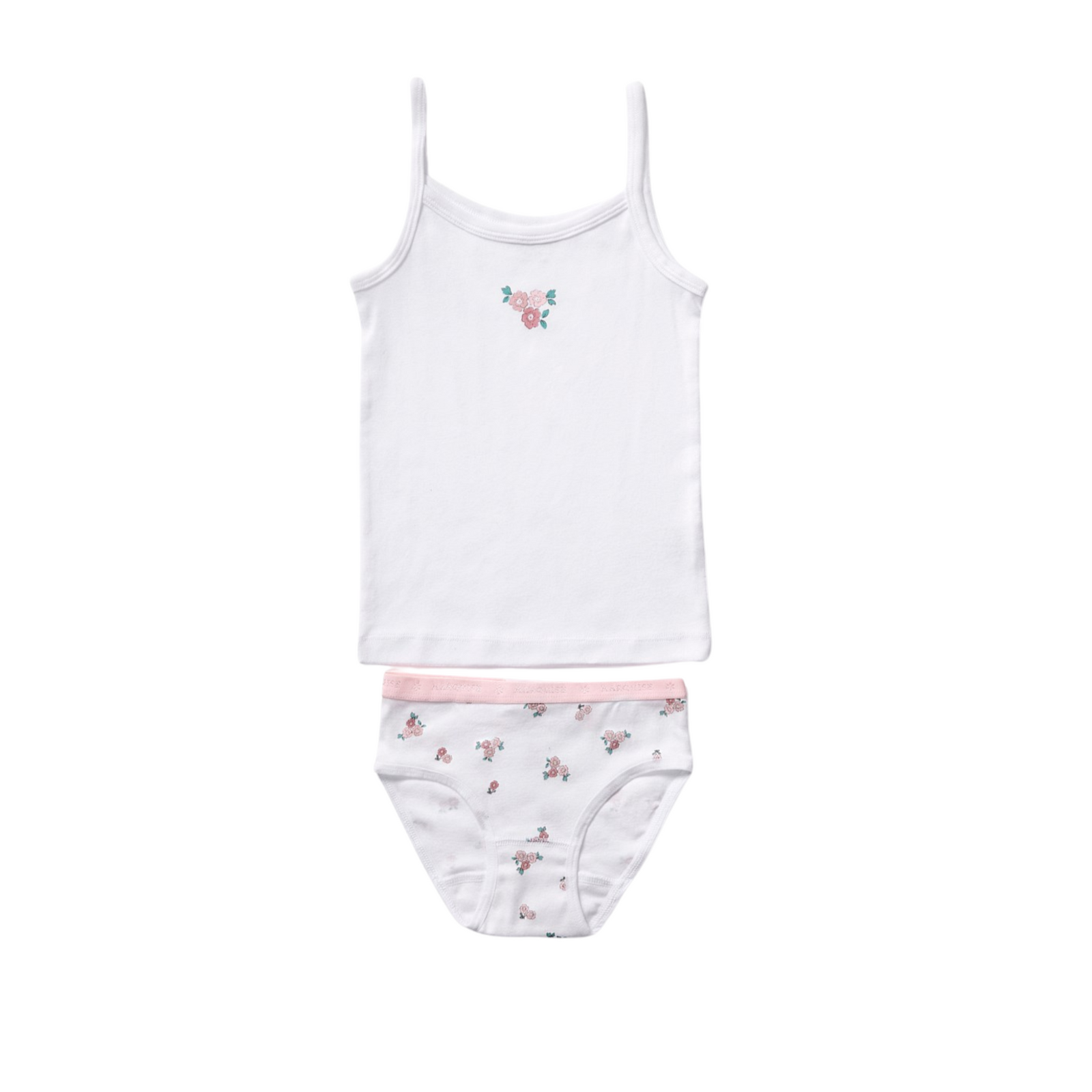 Marquise Girls Singlet & Underwear - Ditsy Floral