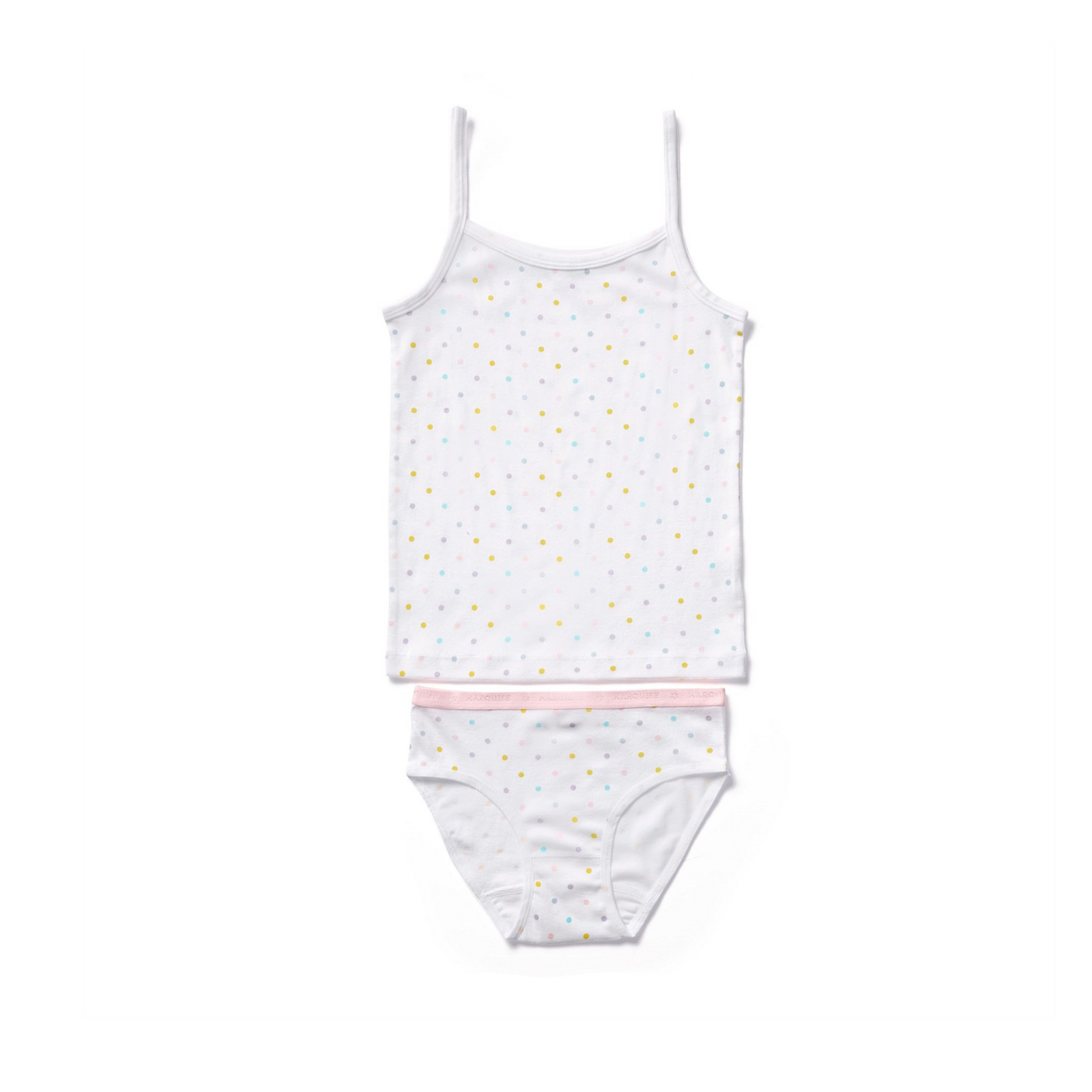 Marquise Girls Singlet & Underwear - Multi Spot