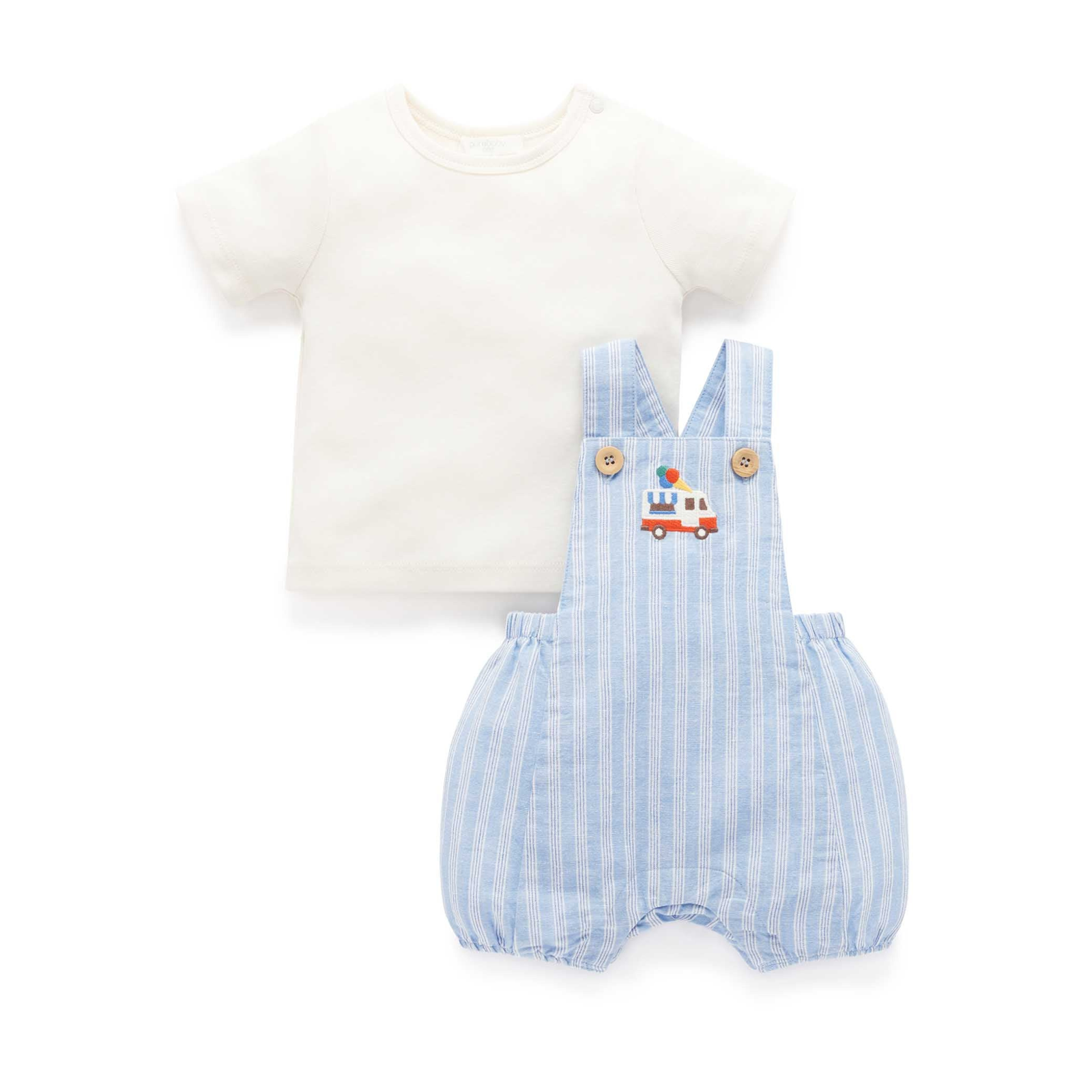 Purebaby Laguna Overall Set